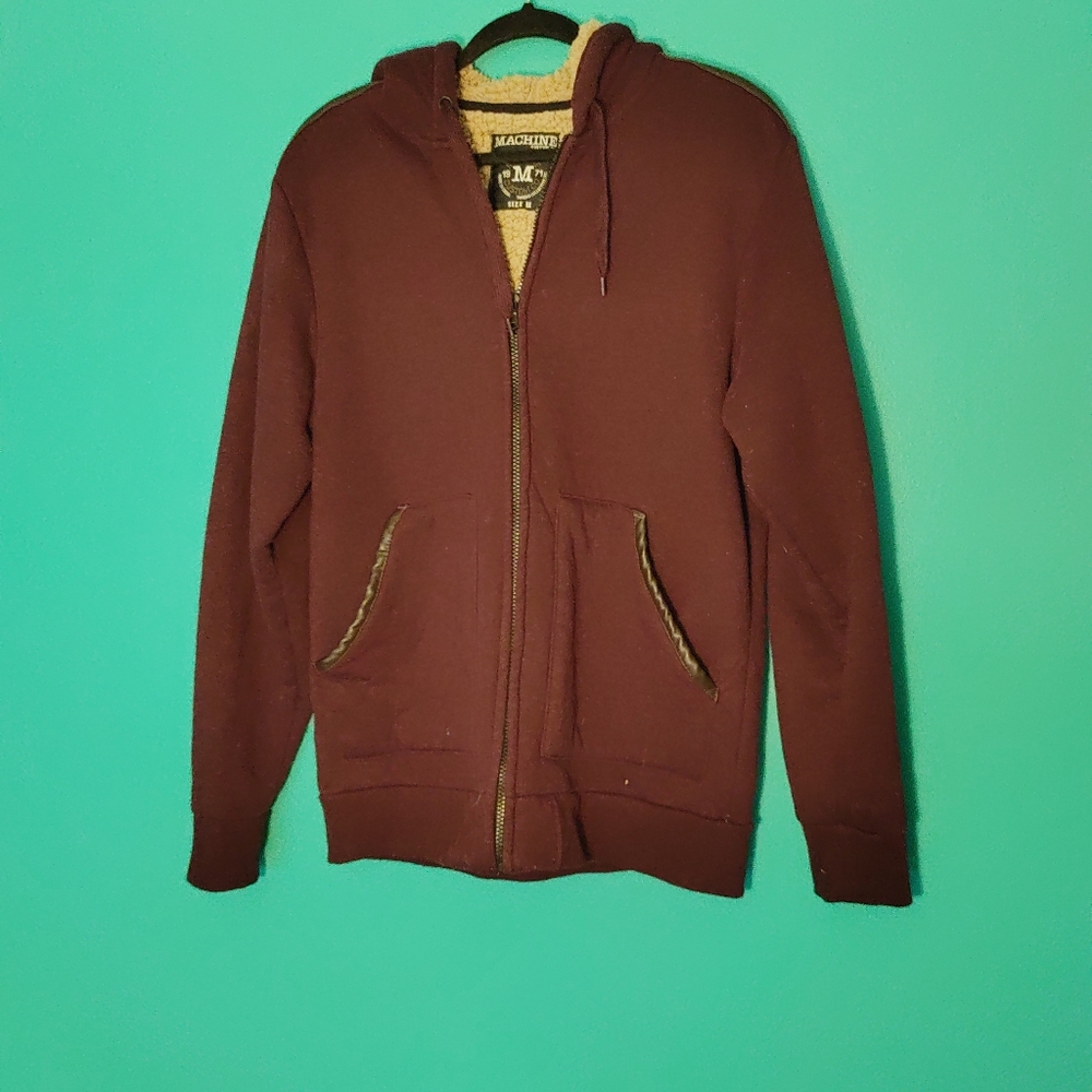 Fuzzy Lined Hooded Jacket!! COMFY & STYLISH!